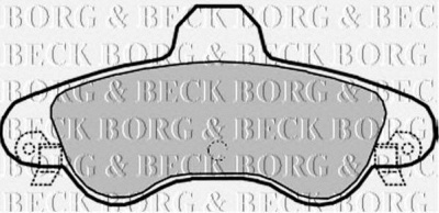 BORG & BECK bbp1934 -  Комплект тормозных колодок, дисковый тормоз